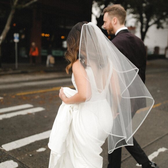 Never Worn Bridal Veil - Sara Gabriel Stella main image 4